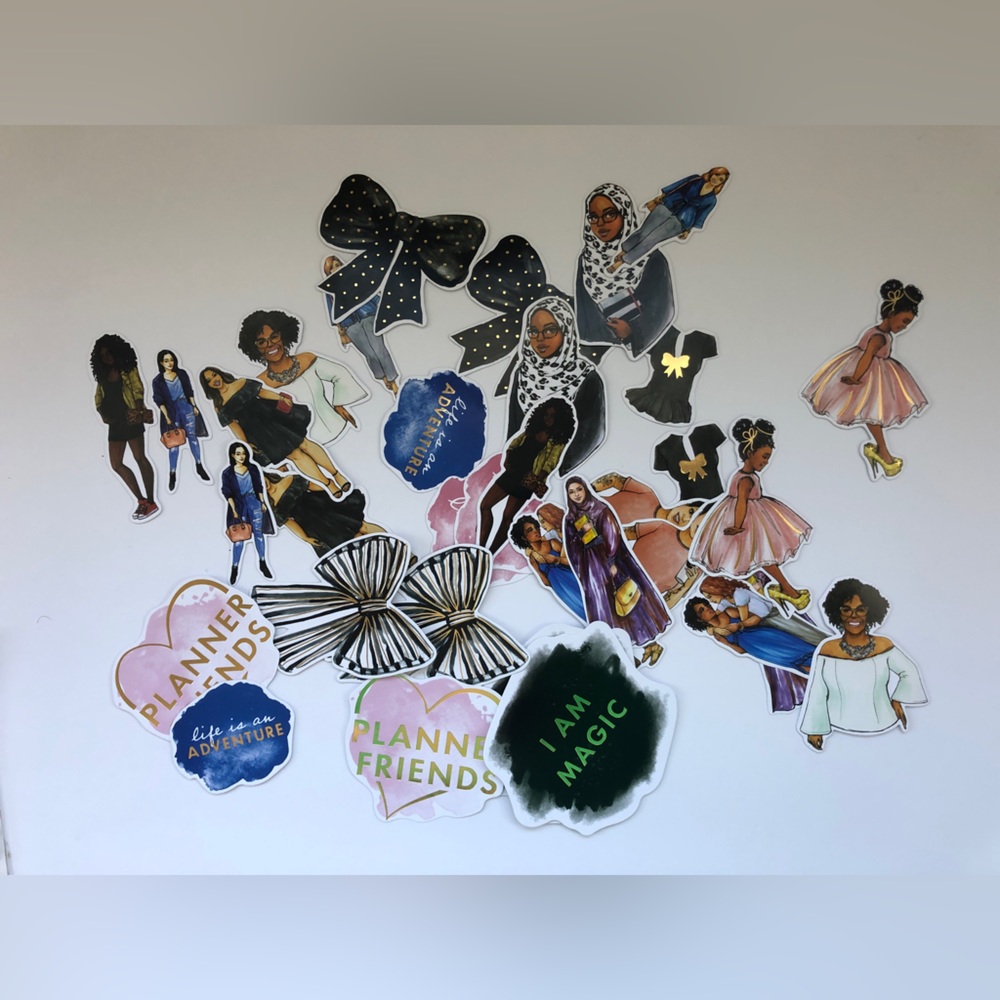 Free (with purchase) - planner stickers (34 pieces)